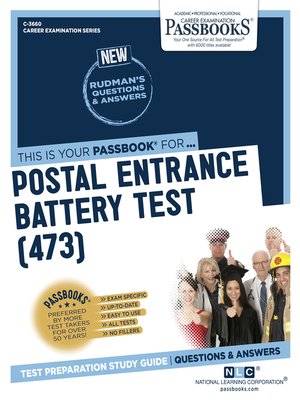 cover image of Postal Entrance Battery Test (473)